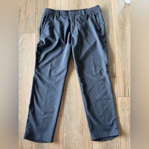 Under Armour men's coldGear Storm 1 black pants size 40/32 Golf